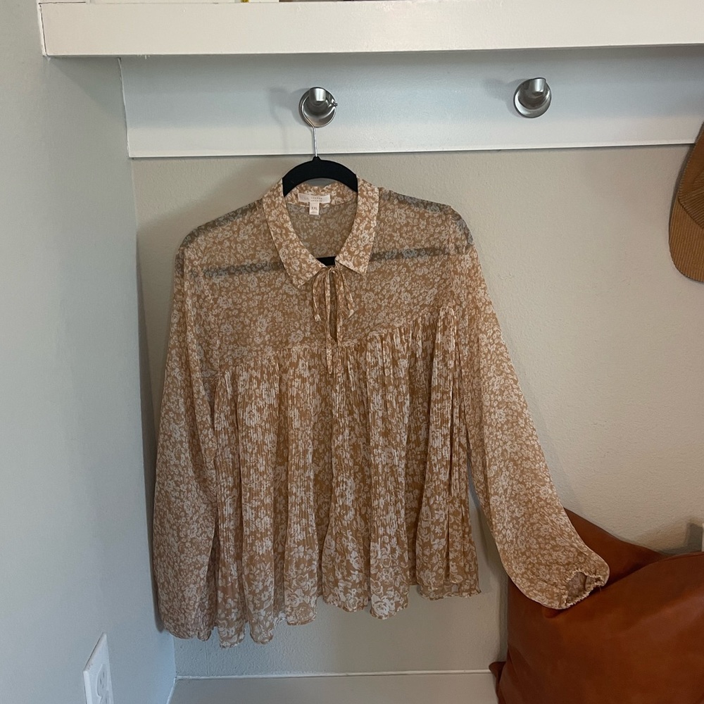 A Lauren Conrad Top with Sleeves